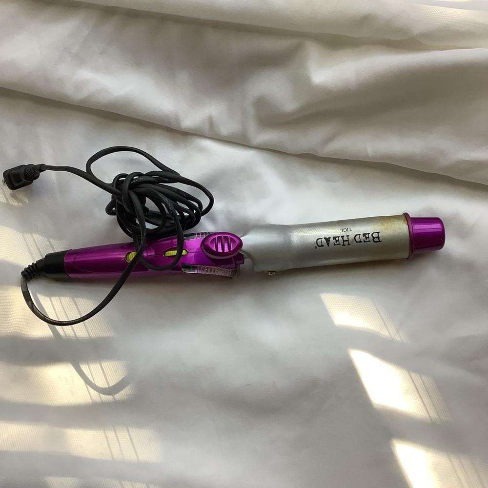 BedHead Purple and Silver Curling Iron